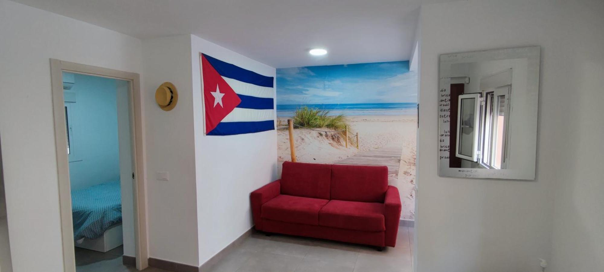 El Rinconcito Cubano En La Playa Daire Almería Dış mekan fotoğraf