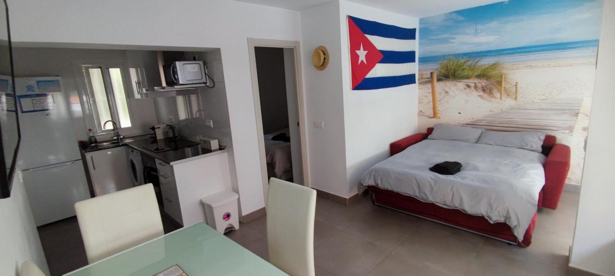 El Rinconcito Cubano En La Playa Daire Almería Dış mekan fotoğraf