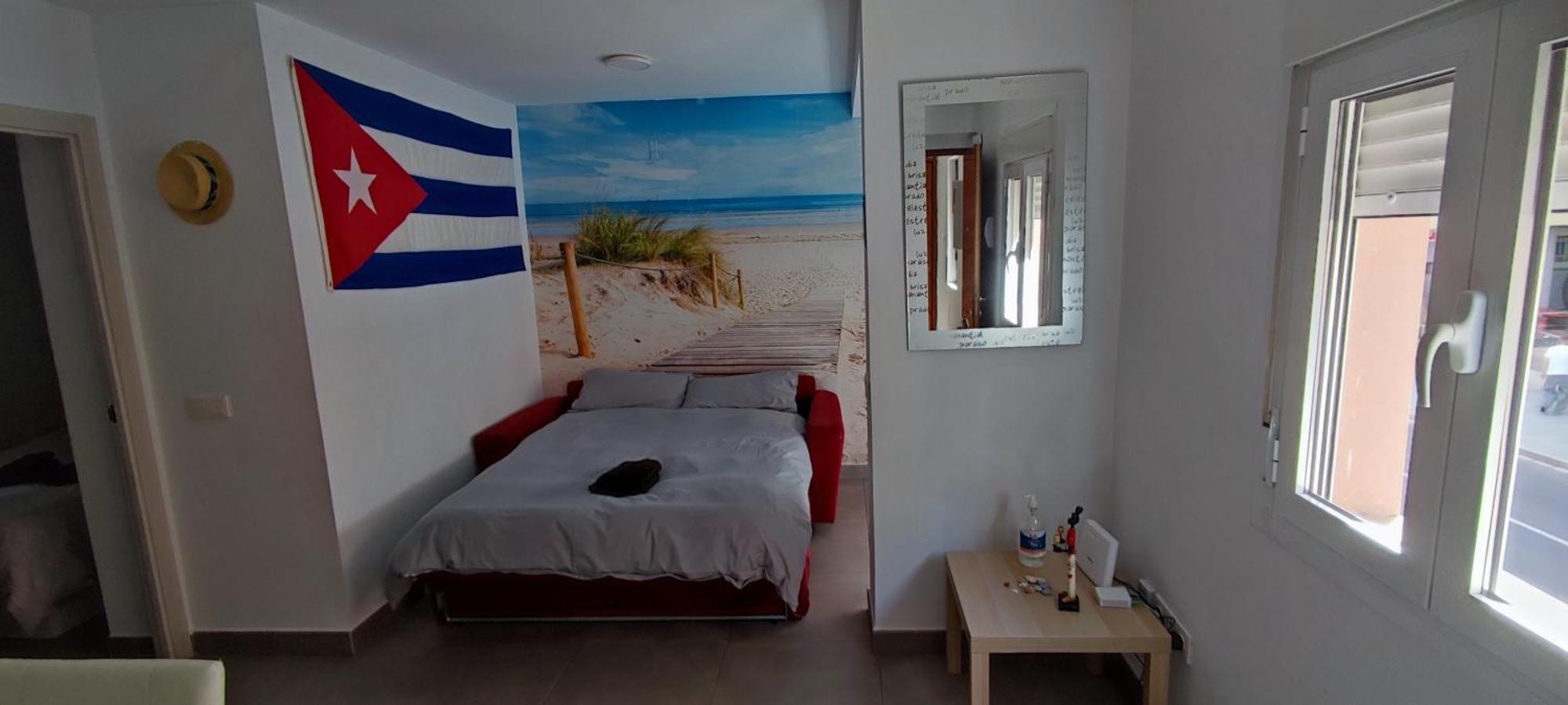 El Rinconcito Cubano En La Playa Daire Almería Dış mekan fotoğraf