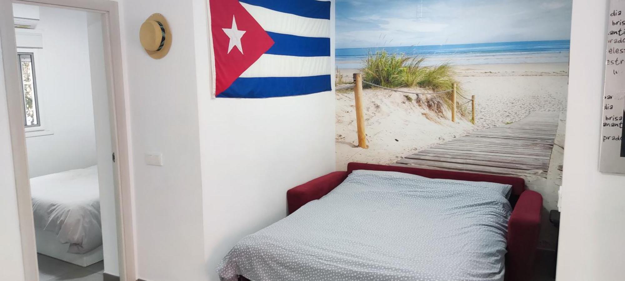 El Rinconcito Cubano En La Playa Daire Almería Dış mekan fotoğraf